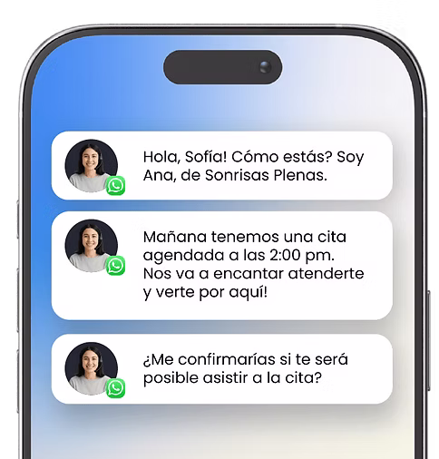 Confirmación de citas